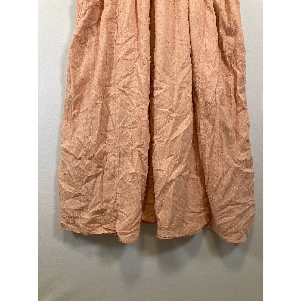 white birch Peach Crochet-Trim Midi Dress - Picture 9 of 11